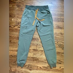 FIGS Moss Green Zamora Jogger Scrub Pants